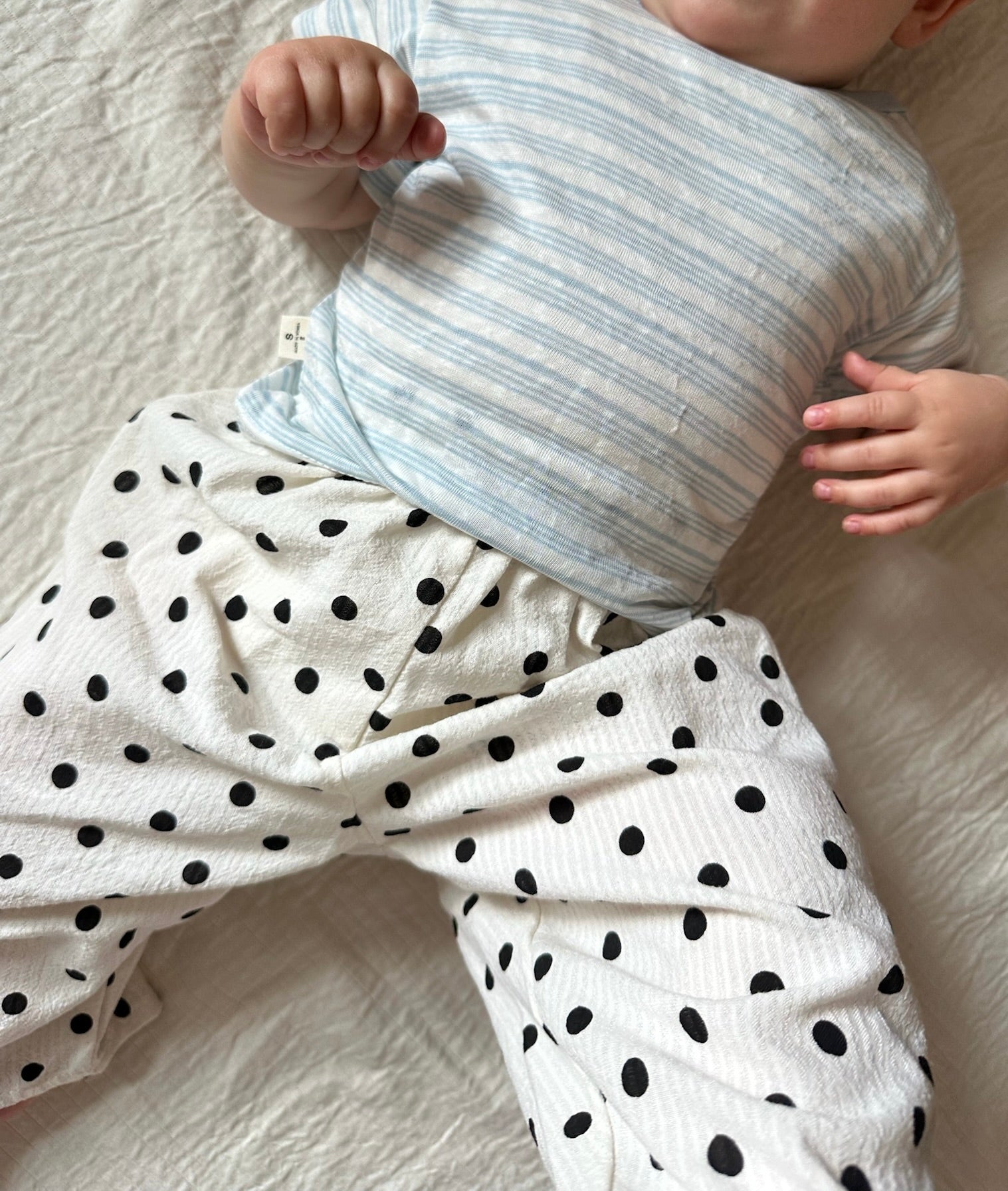 Dotted Airy Pants