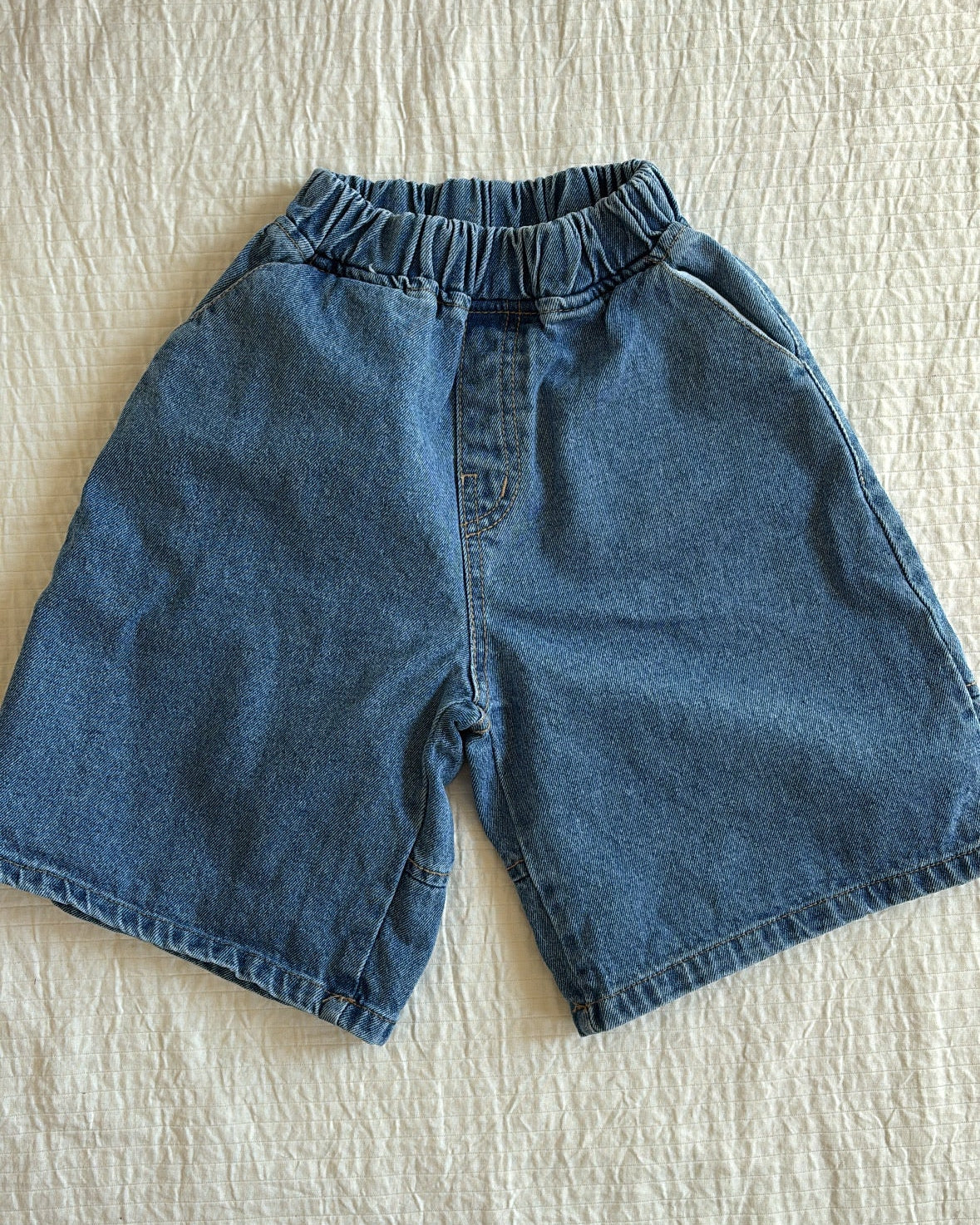 Denim shorts