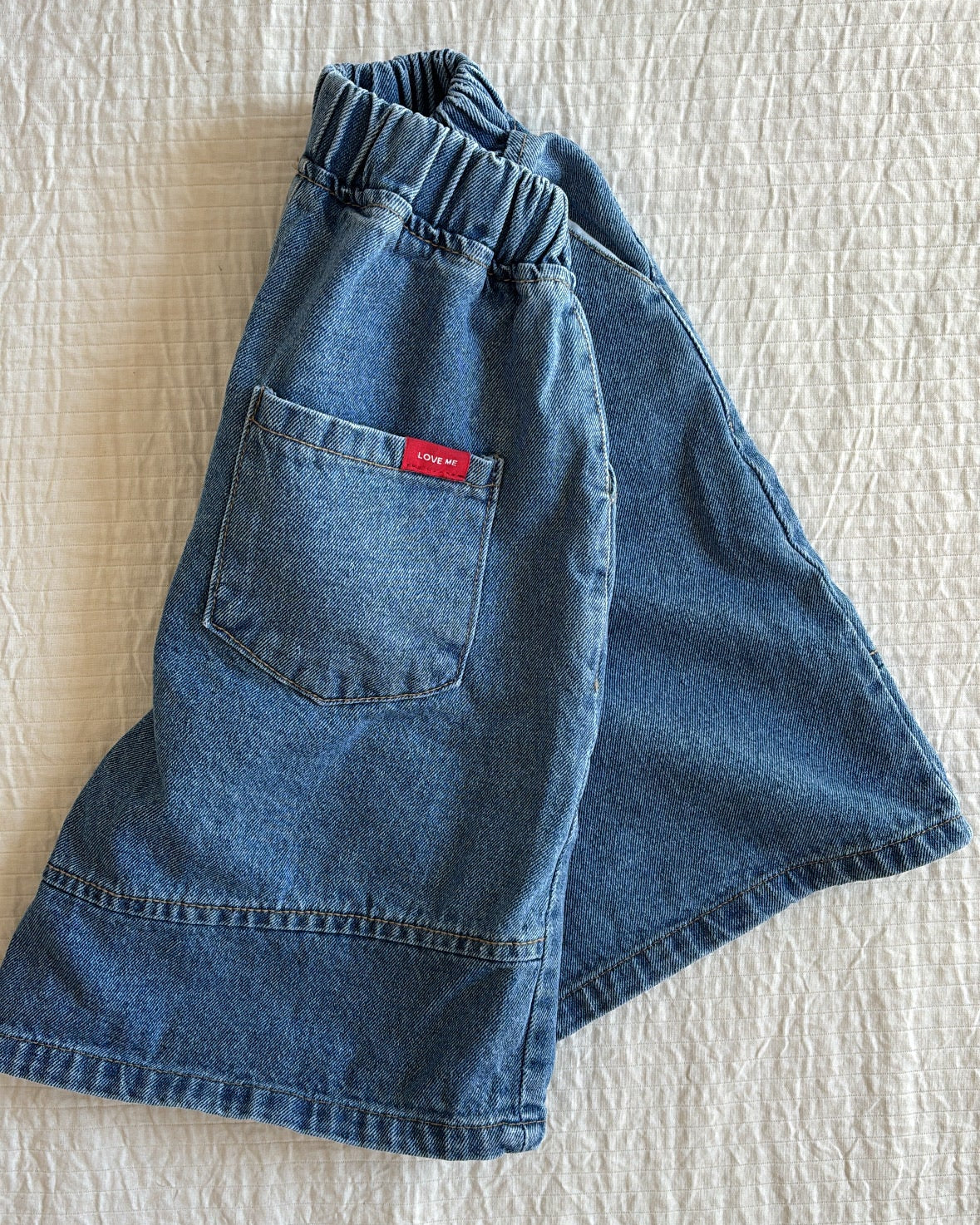 Denim shorts