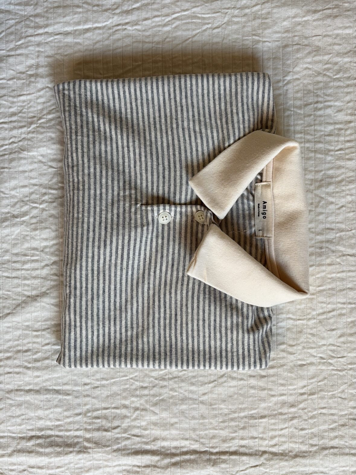 Striped Polo Tee