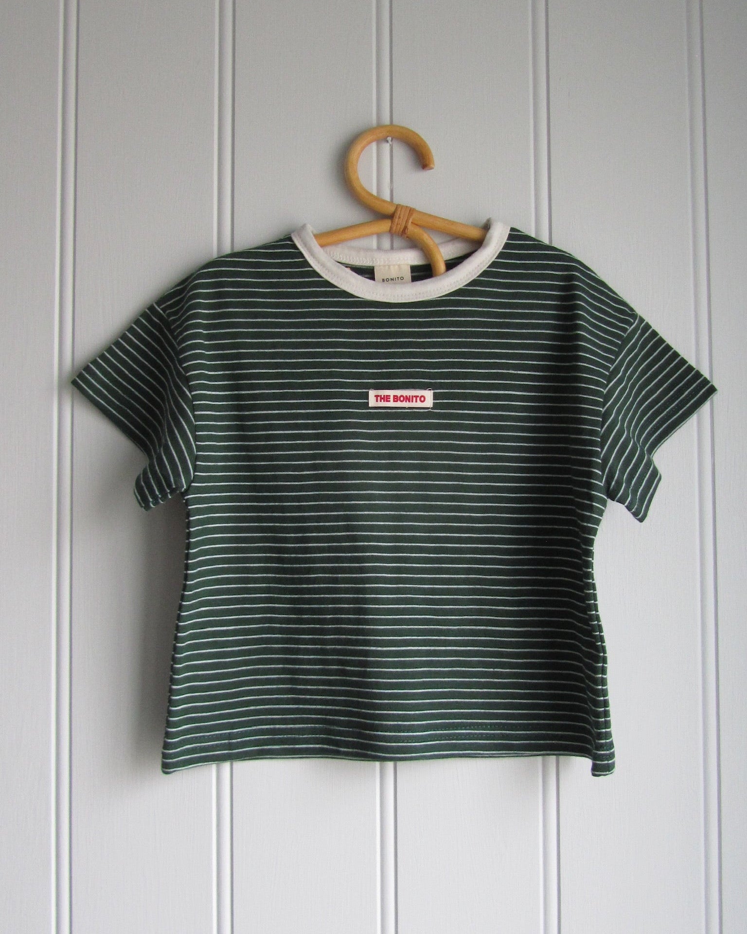 Striped Ribbed Tee