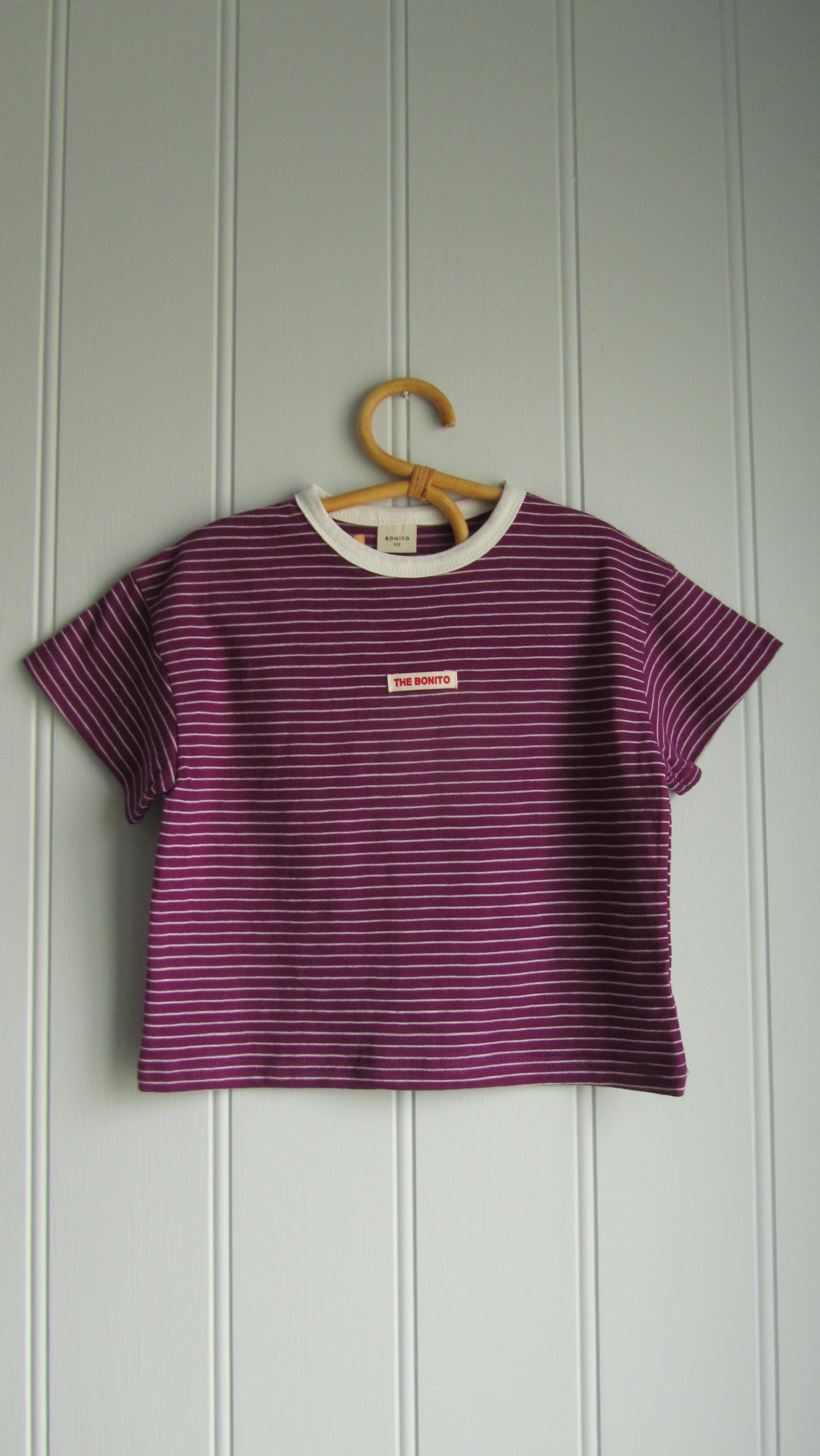 Striped Ribbed Tee