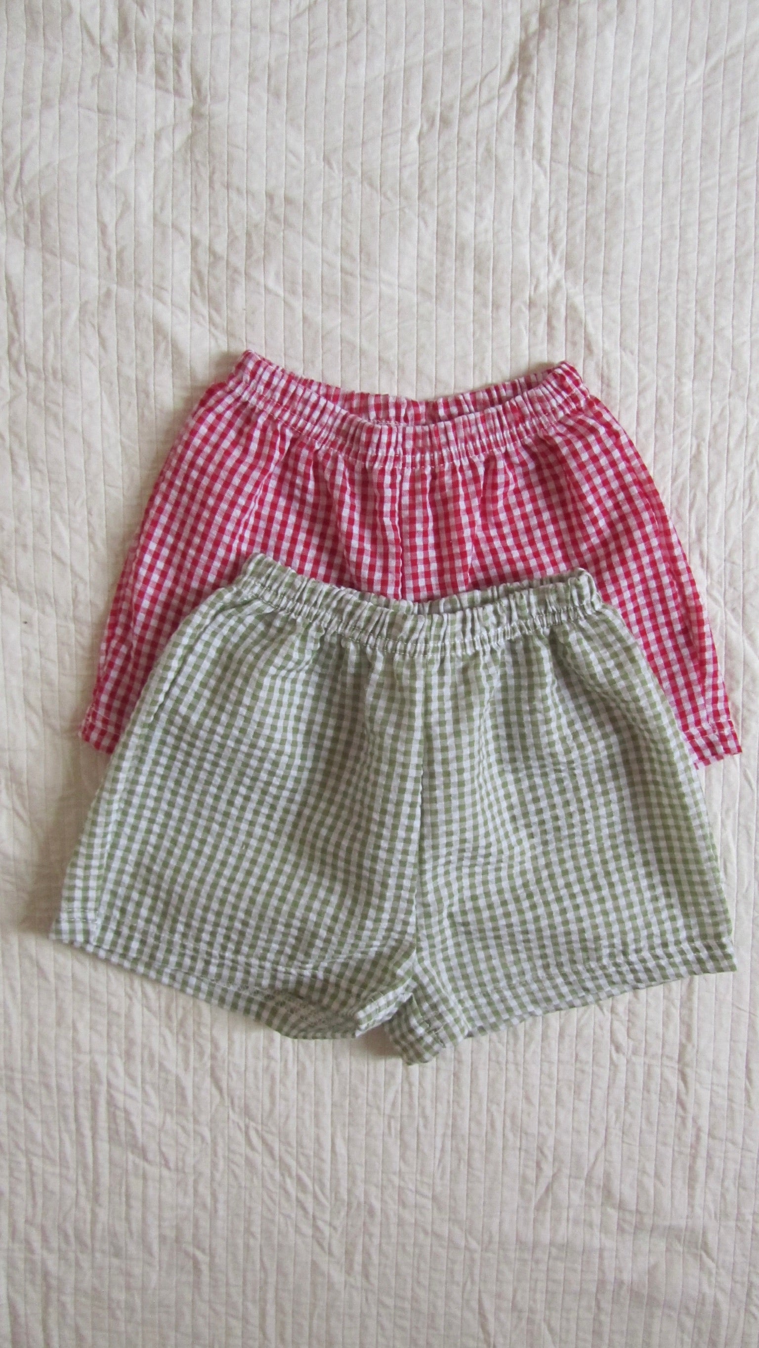 Check Baby Shorts