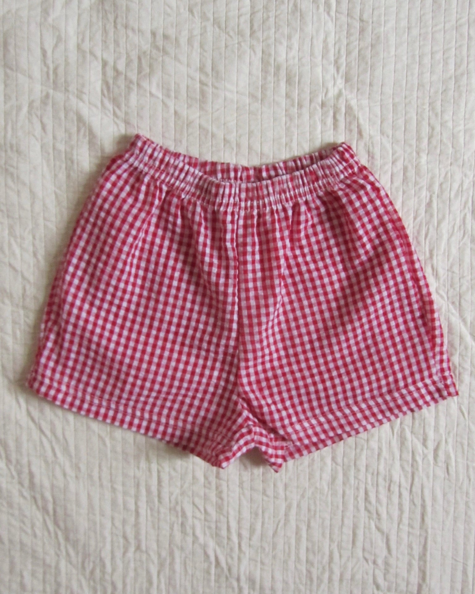 Check Baby Shorts