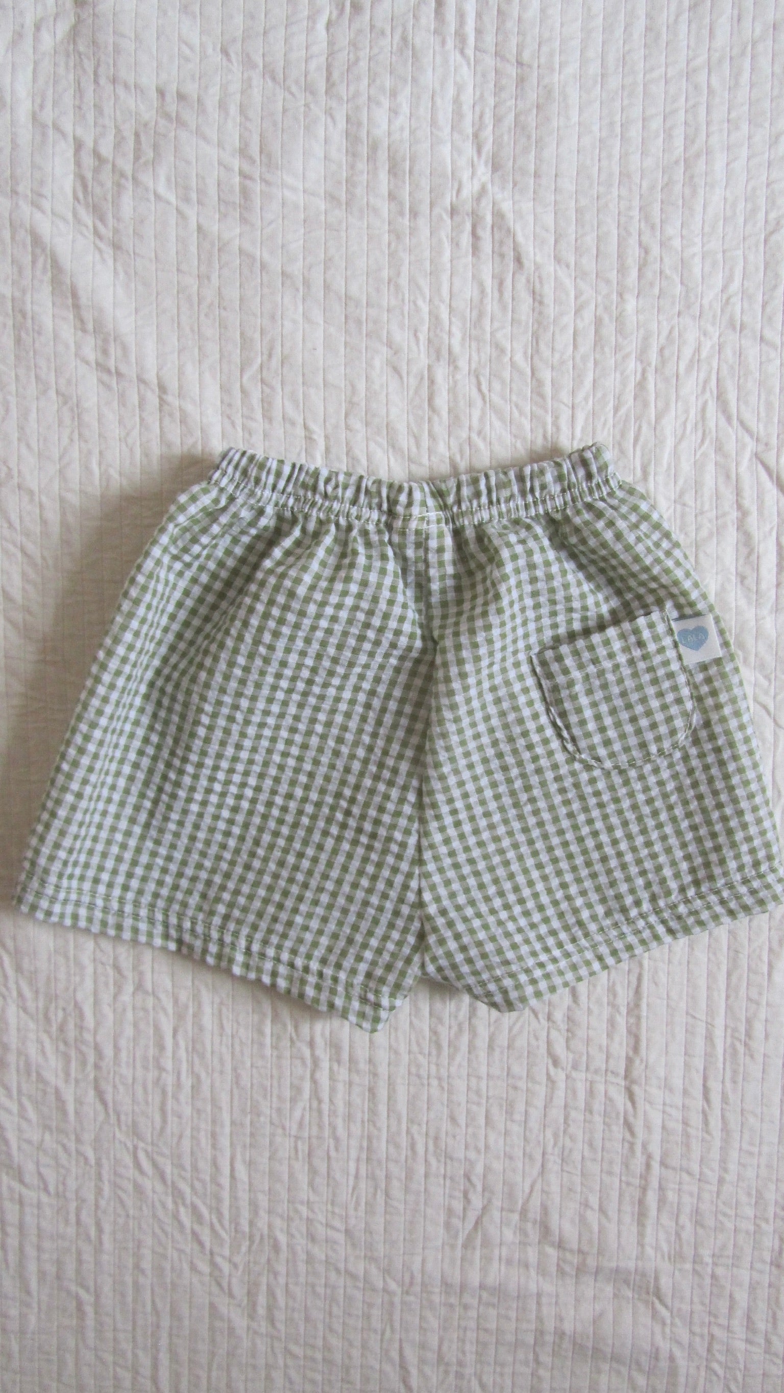 Check Baby Shorts
