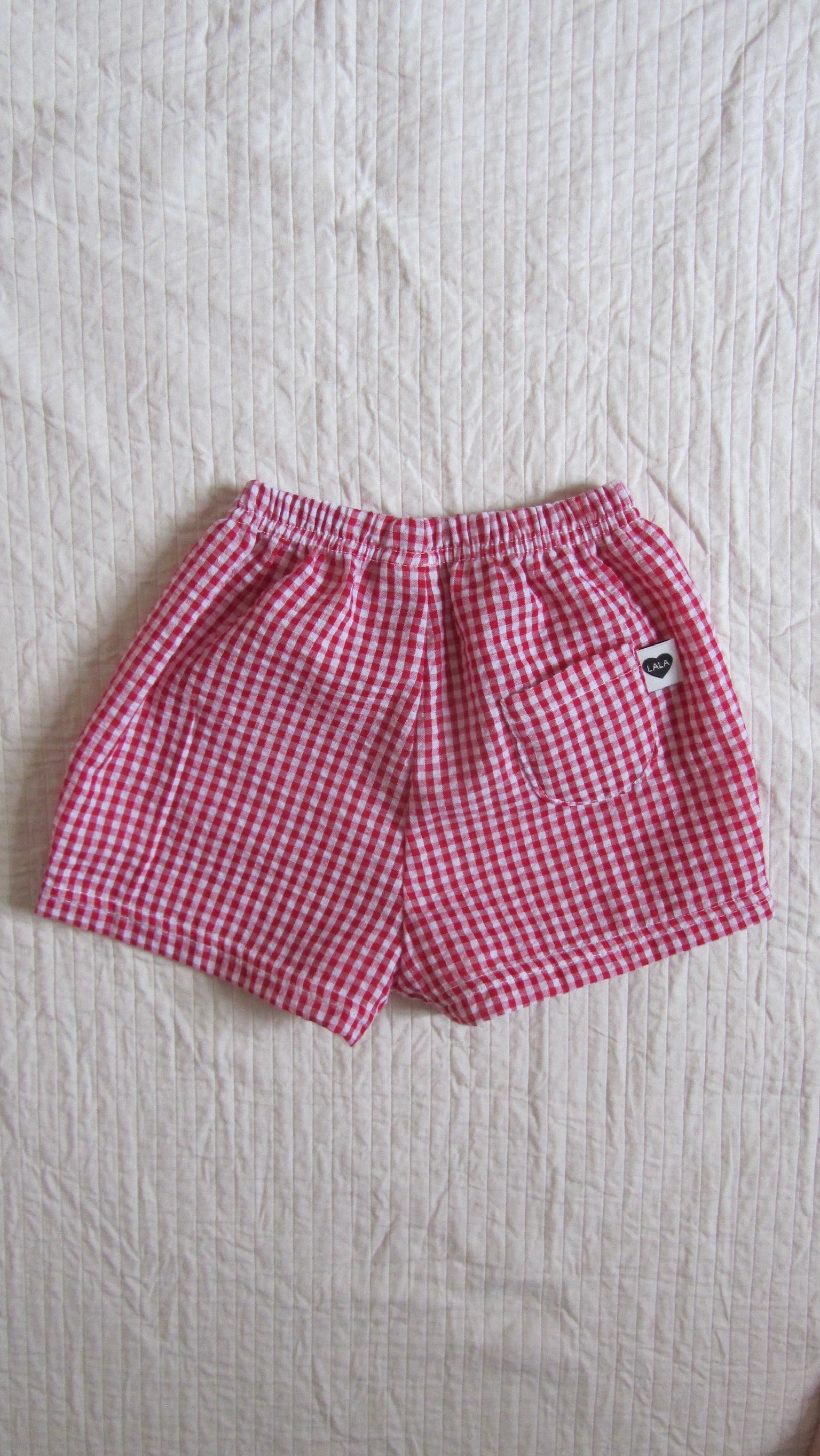 Check Baby Shorts