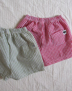 Check Baby Shorts