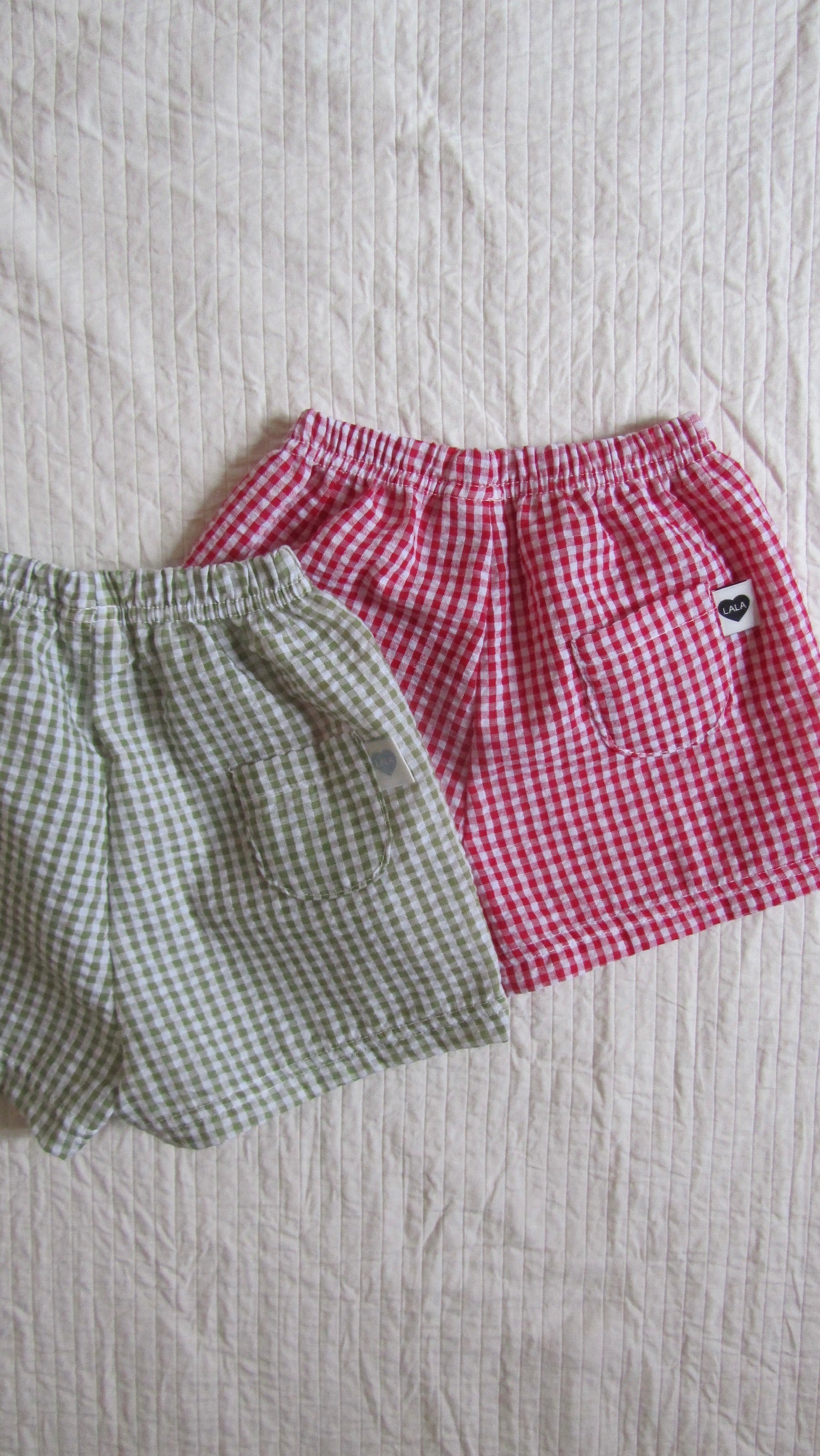 Check Baby Shorts