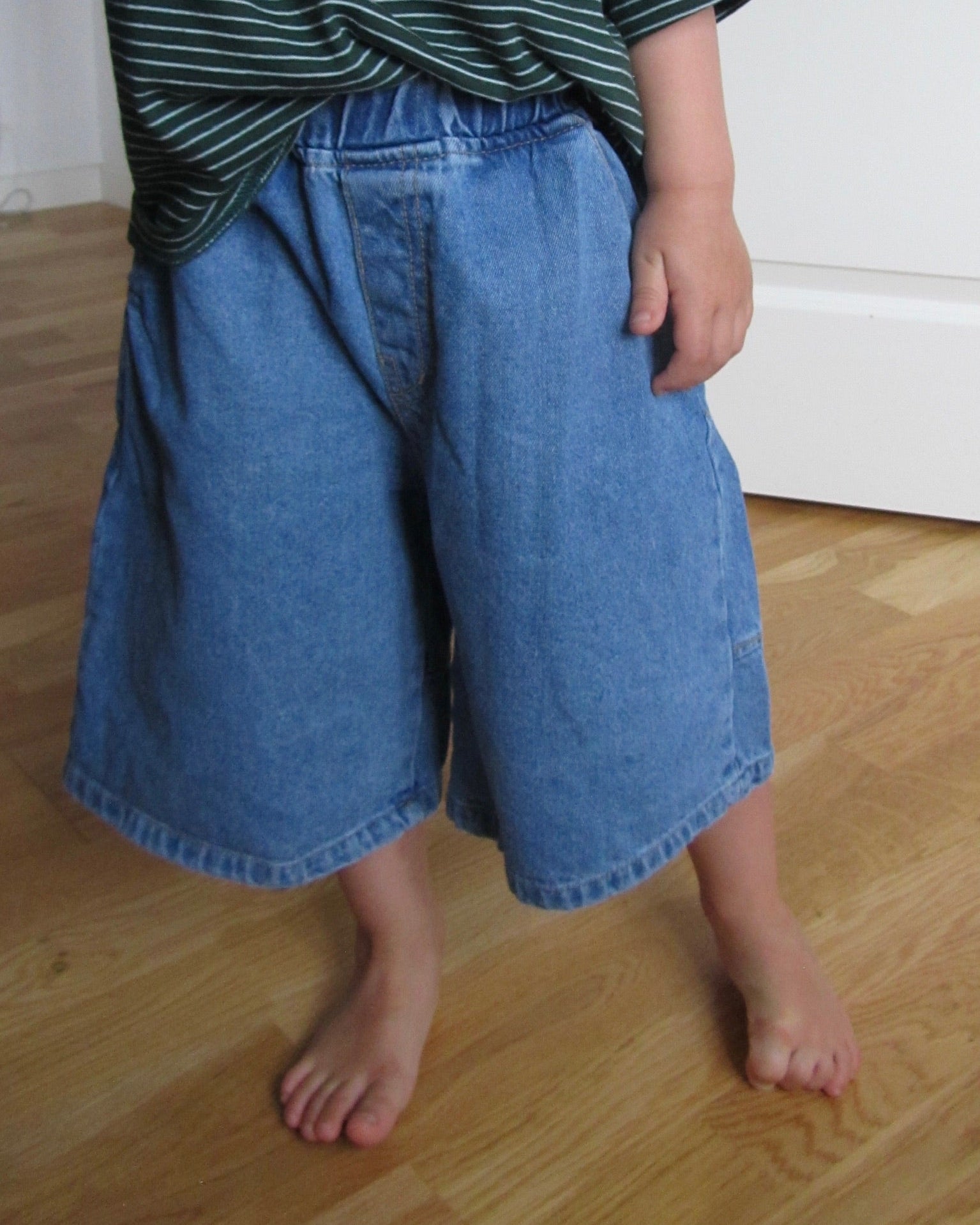 Denim shorts