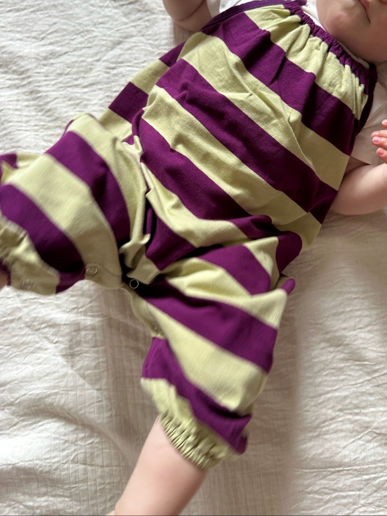 Stripede overalls