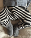 Stribede pointelle leggins